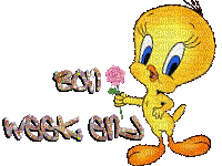 Gif animé bon week-end Titi